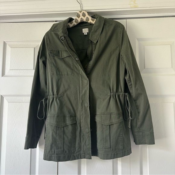 A New Day Green Army Cargo Jacket - Picture 1 of 5